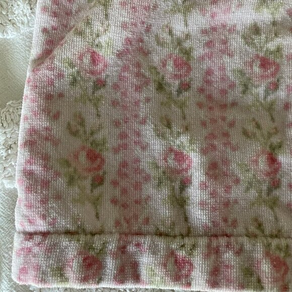 Love Shack Fancy Girls Bath Robe One Size Pink Flowers Soft Cozy Cottage - Picture 5 of 11